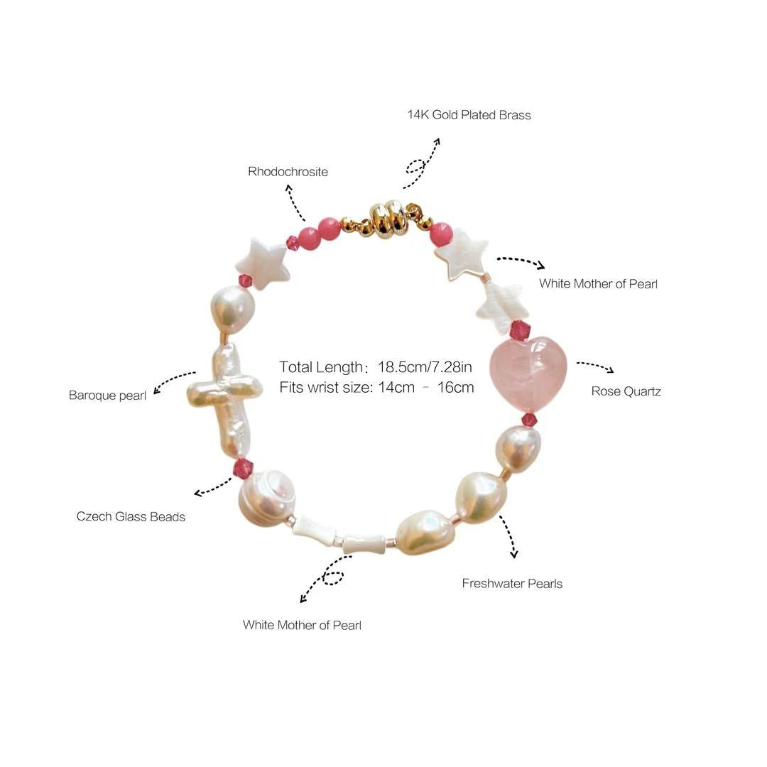 Blush hour bracelet