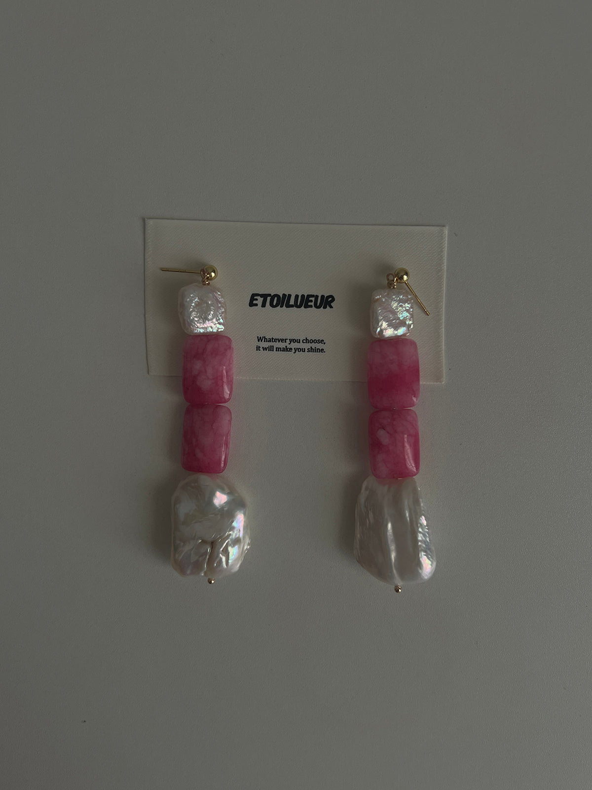 Pinkish Earrings