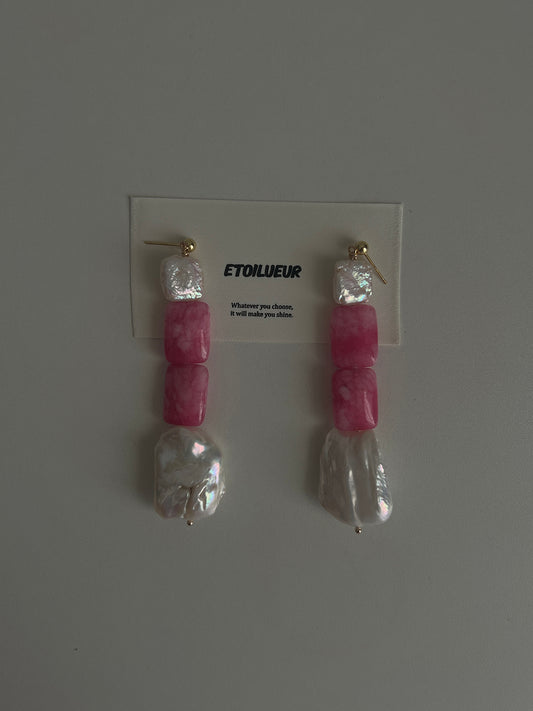 Pinkish Earrings