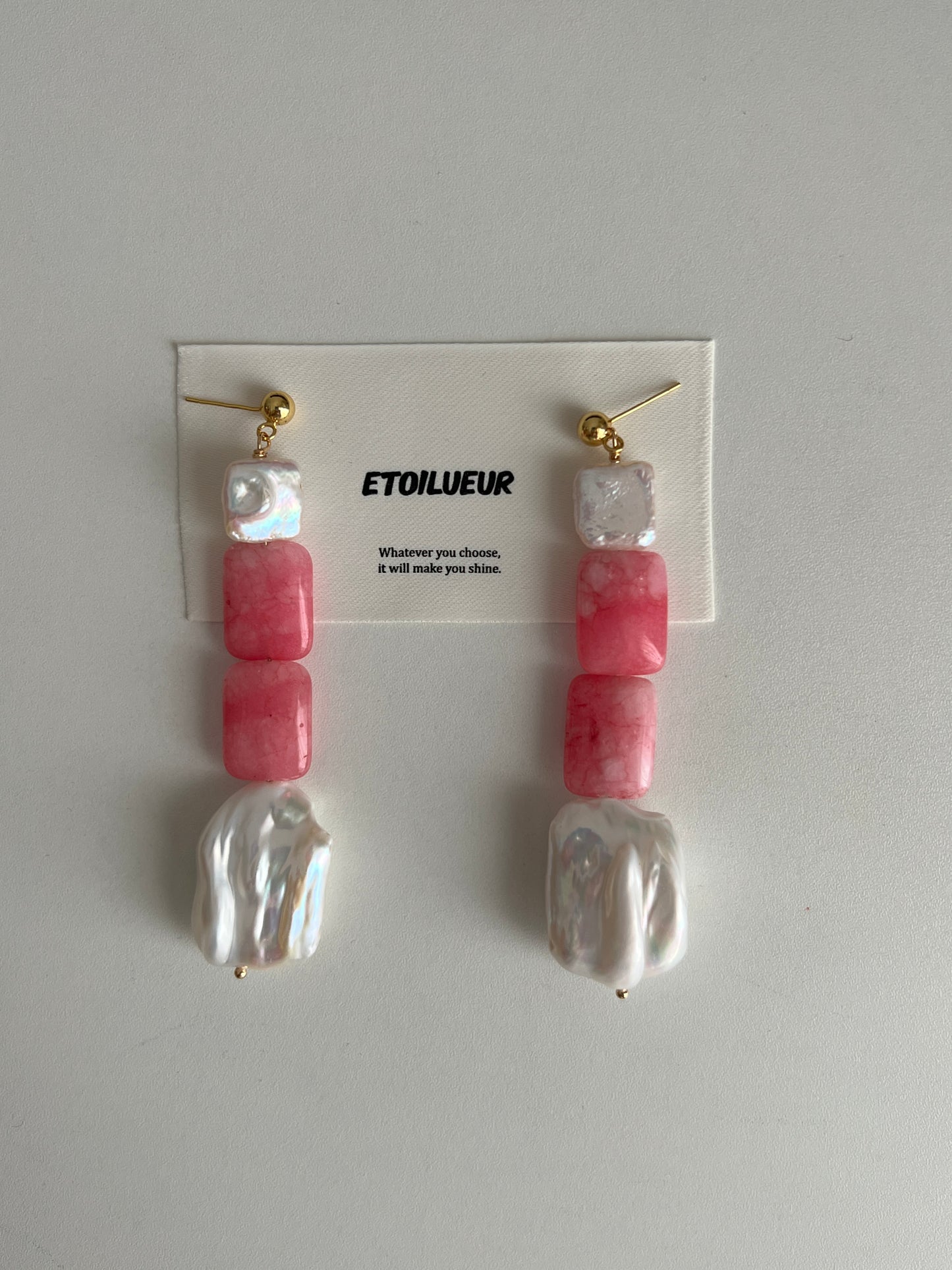 Pinkish Earrings