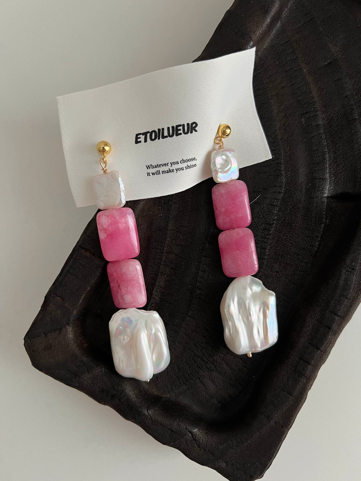Pinkish Earrings