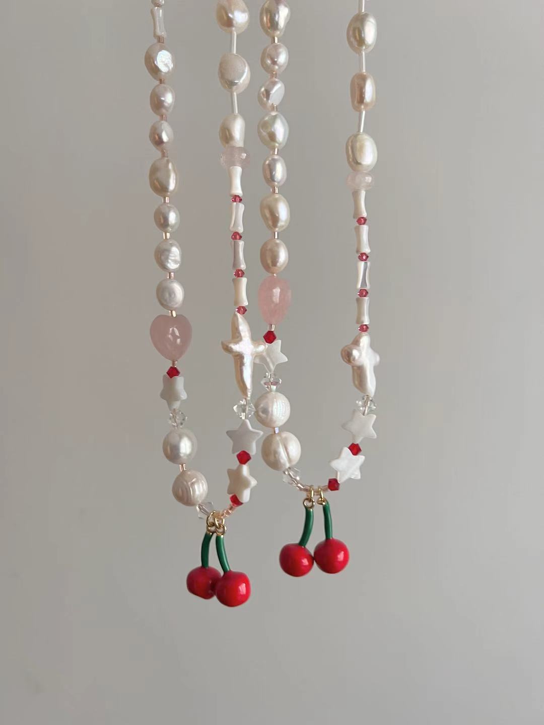 Blush hour necklace