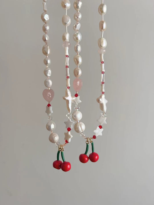 Blush hour necklace