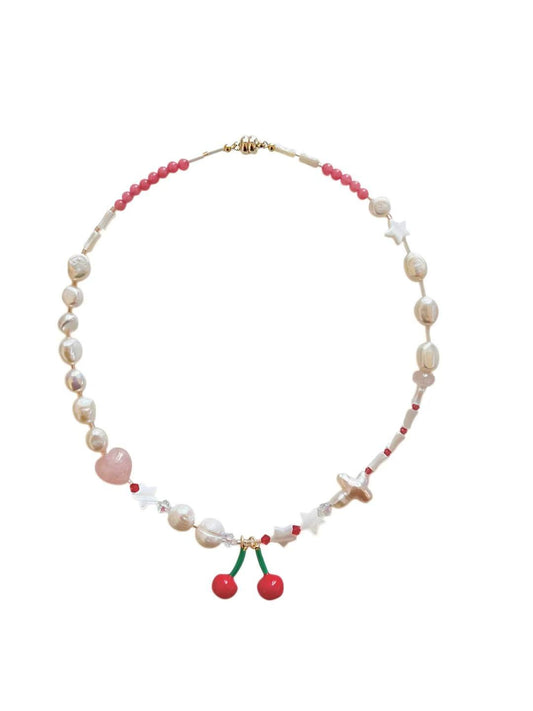 Blush hour necklace